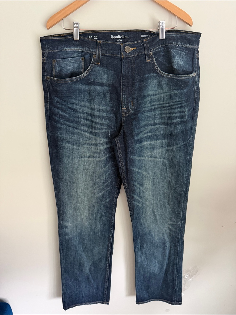 Goodfellow TOTAL FLEX straight Jeans Size 40 x 32 new